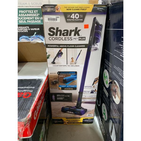 Shark Pet Pro Cordless Stick Vac - HAS CHARGE CORD
