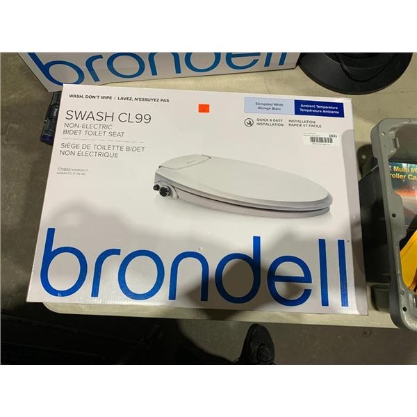 Brondell Swash CL99 Non-Electric Bidet Toilet Seat