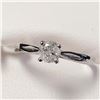 Image 3 : 14K White Gold Diamond (0.25Ct,I2,G) Ring (~Size 6) (~weight 1.53g), Made in Canada, Appraised Retai