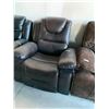 Image 3 : Brown Leather Reclining Chair missing side