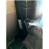 Image 2 : Black Stitched Leather Reclining Sofa