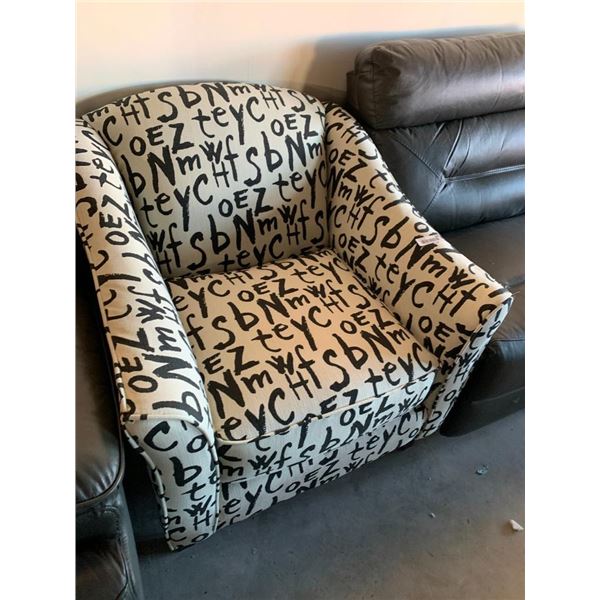 Alphabet Uphostered Occassional Chair