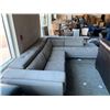 Image 2 : Grey L shaped Sectional Sofa Set with adjustable Backs and arms