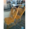 Image 1 : Maple Spindle Back Dinning Chairs - LOT of 2