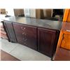 Image 1 : Esspresso 4 Drawer double door entertainment cabinet TV stand