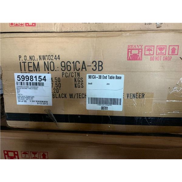 BOXED FURNITURE - 961CA-38 Table Base