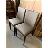 Image 2 : Grey Leather Style & Cappuccino dinning Chairs style SK1198 - NEW in Box Lot of 2