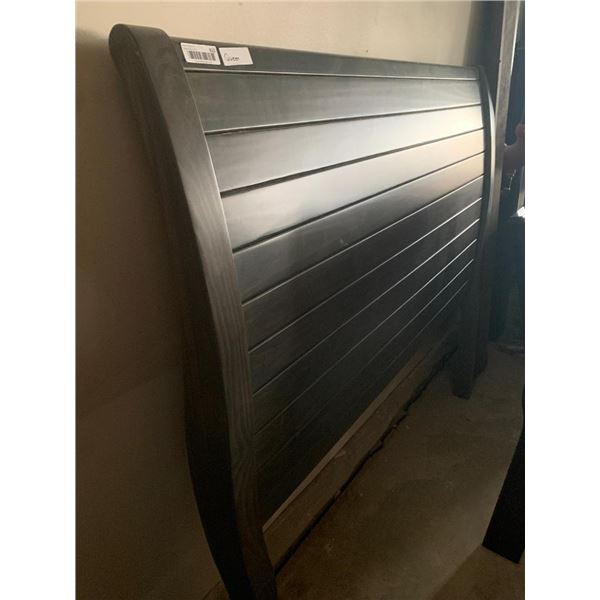 Shaker Style Slat Board Queen Size Headboard