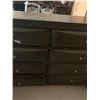 Image 2 : Dark Espresso Beveled 8 drawer Dresser