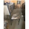 Image 3 : Upholstered and steel framed diningroom chairs - LOT of 2