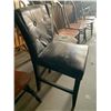 Image 2 : Studded Leather Style Side chair