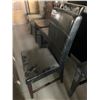 Image 2 : Leather Style High Back dinning chair