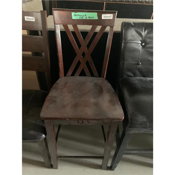 Solid Wood X Back Side Chair