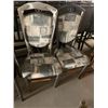 Image 1 : Upholstered & Metal Framed Dinning Chairs _ LOT of 2