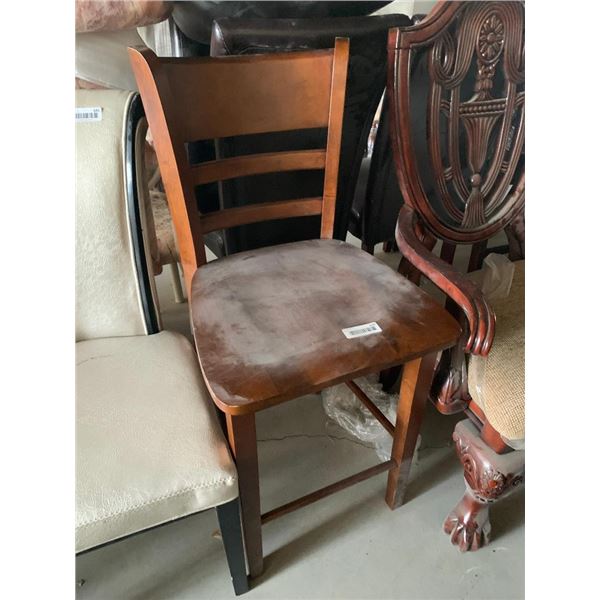 Solid maple Slat Back Stool