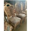 Image 3 : Tapestry upholstered carved wood queen anne sitting room chairs - LOT of 2