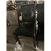 Image 1 : Brown Studded Leather Dinning Chair