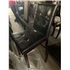 Image 2 : Brown Studded Leather Dinning Chair