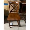 Image 1 : Caramel X Back counter Stool - LOT of 2 NEW in Box