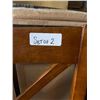 Image 2 : Caramel X Back counter Stool - LOT of 2 NEW in Box