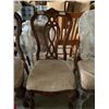 Image 1 : Cherry Wood Framed Upholstered dinning chairs - LOT of 8