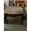Image 4 : Cherry Wood Framed Upholstered dinning chairs - LOT of 8