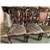 Image 1 : Queen Anne Style Upholstered Side Chairs - LOT of 2