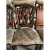 Image 3 : Queen Anne Style Upholstered Side Chairs - LOT of 2