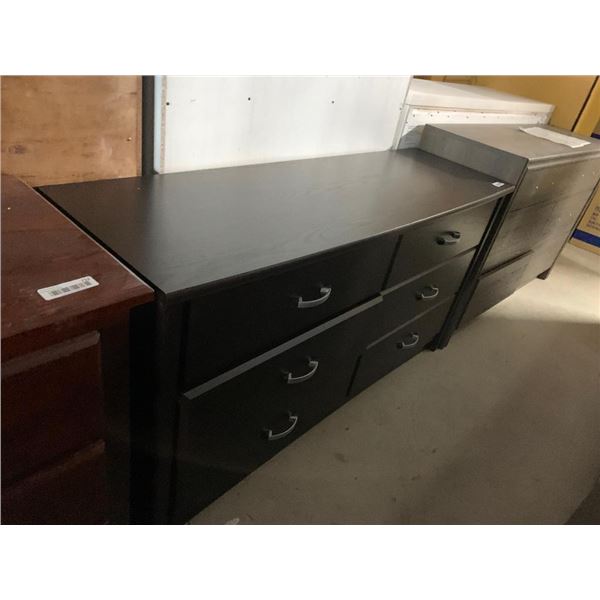 Cappuccino Brown 6 drawer Bedroom dresser