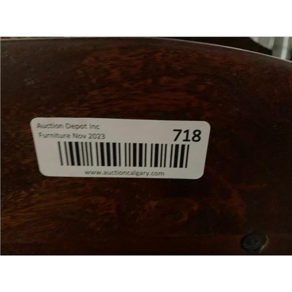 Low Profile Wood Dinning Chair Set - LOT of 4