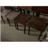 Image 2 : Low Profile Wood Dinning Chair Set - LOT of 4