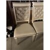 Image 2 : Opal Wood & Leather dinning Chairs - LOT of 2