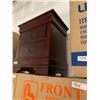 Image 2 : Lifestyle 2 Drawer wood Night Stand - Model C5933A - NEW Display