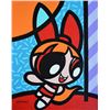 Image 7 : MORAIS **THE POWERPUFF GIRLS (TRIPTYCH) ** SIGNED ORIGINAL ACRYLIC