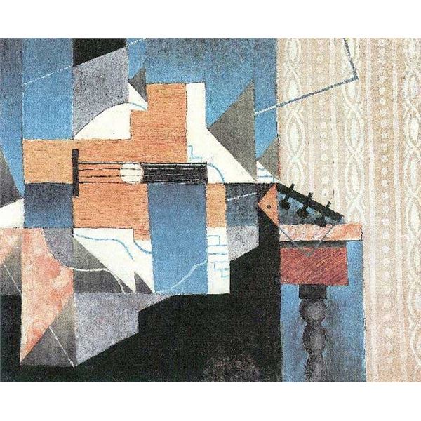 Juan Gris - Guitar On A Table