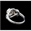 Image 3 : 0.56 ctw Diamond Ring - 14KT White Gold