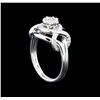 Image 4 : 0.56 ctw Diamond Ring - 14KT White Gold