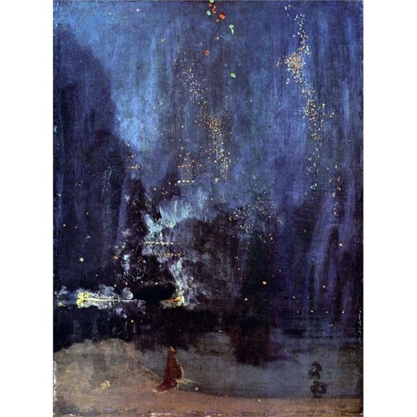 James Abbott McNeill Whistler - Night in Black and Gold, The Falling Rock