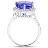 Image 2 : 4.84ct Tanzanite 14K White Gold Ring