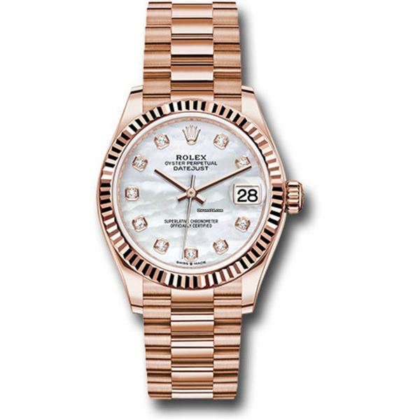 Rolex 31MM President RG Model # 278275