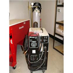 Snap-On MM250 SL Muscle Mig Welder s/n Mm250sl 16457 Comes with Welding Helmet, Leads, Gage, and 2 T
