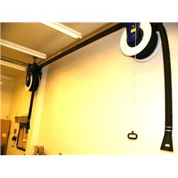 Overhead Vehicle Exhaust Extraction System, Eurovent set up for 2 Vehicles