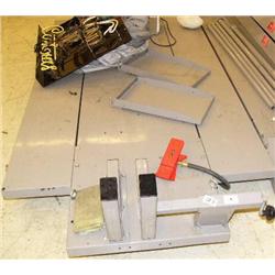 CHOICE on 4 Air Operated 4 wheeler or Motorcycle Lifts with Side Pieces, Ramps