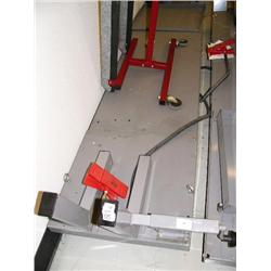 CHOICE on 4 Air Operated 4 wheeler or Motorcycle Lifts with Side Pieces, Ramps