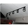 Image 4 : Lot of Black Track Lighting with 32 Light Fixtures in 6 Sections