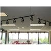 Image 1 : Lot of Black Track Lighting with 24 Light Fixtures in 4 Sections
