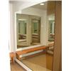 Image 2 : Lot of 5 Full Size Wall Mirrors for Dressing Room and 1 Wooden Bench approx 2' tall x 6' long 18" wi