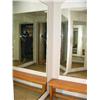 Image 3 : Lot of 5 Full Size Wall Mirrors for Dressing Room and 1 Wooden Bench approx 2' tall x 6' long 18" wi