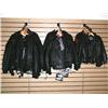 Image 1 : Lot of Seventeen Leather Jackets:    First Gear, Men's Med (Valued at $400)  Men's Med, Men's' XL, W