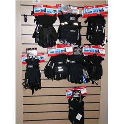 Large Lot of approx. 27 pairs Winter Sports Gloves Full Range of Sizes XXL- Small made by Rema , (Re